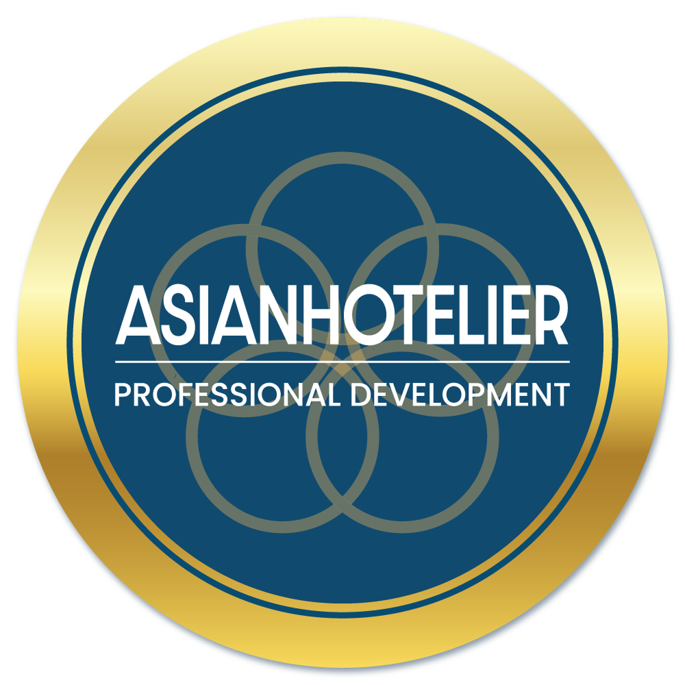 The Asian Hotelier emblem — interlocking circles inspired by the UN Sustainable Development Goals